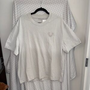 True Religion Gray Short Sleeve Tee